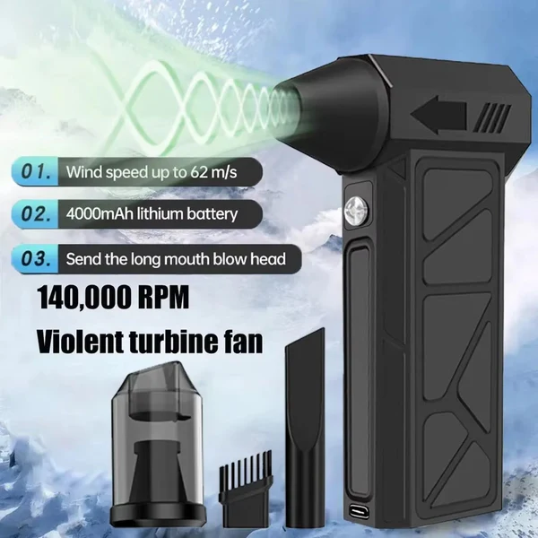 Rechargeable Turbo Air Duster – detail 2