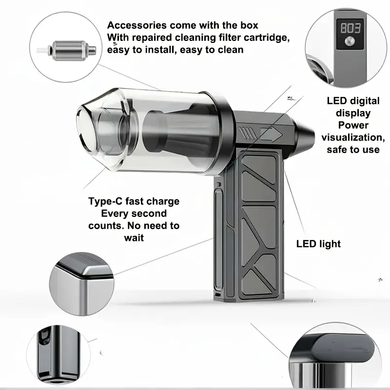 Rechargeable Turbo Air Duster – detail 9