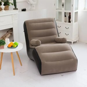 S Type Inflatable Sofa , Portable Lounge Chair