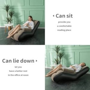 S Type Inflatable Sofa , Portable Lounge Chair – photo 7