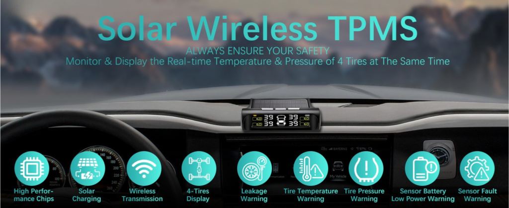 Solar Tyre Pressure Monitoring System – detail 1
