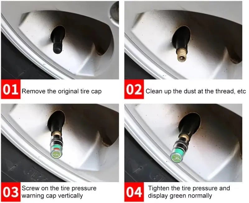 Tyre Pressure Indicator Caps · Set of 4 – detail 2