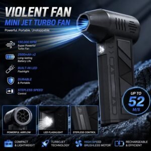 VIOLENT Mini Jet Fan & Air Duster